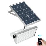 solpanel lys udendørs