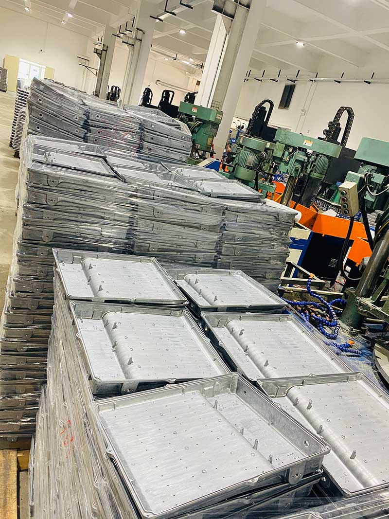 trykstøbt projektørlys-hus