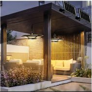 solcellelampe til lysthus